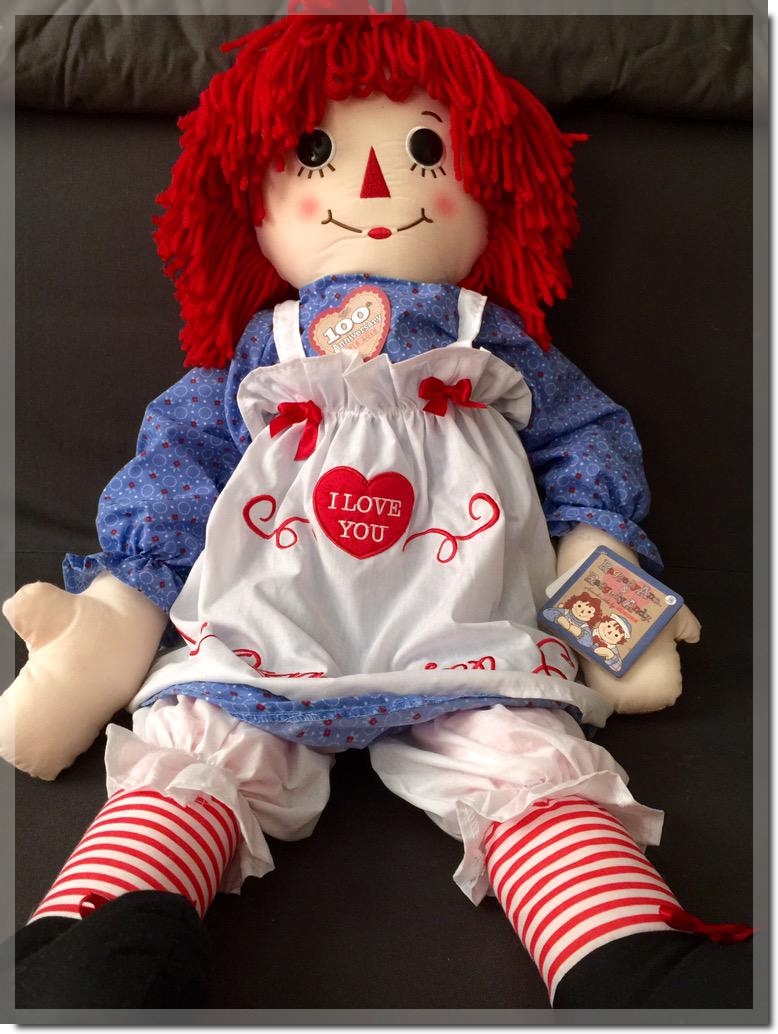 Raggedy Ann doll